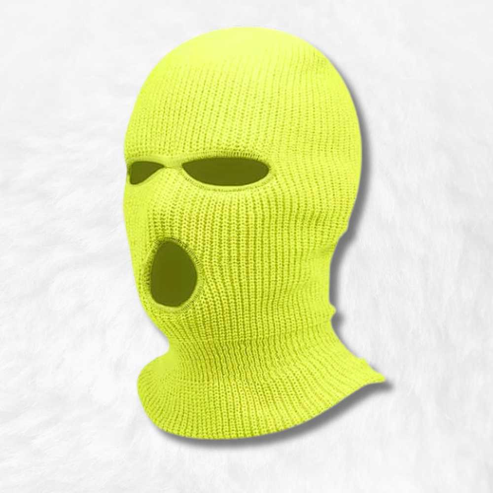 Cagoule 3 Trous Jaune Fluo 