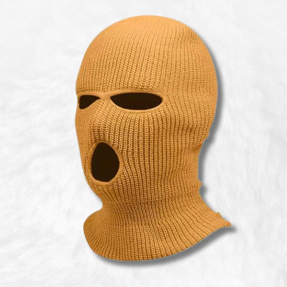 Cagoule 3 Trous Jaune Moutarde