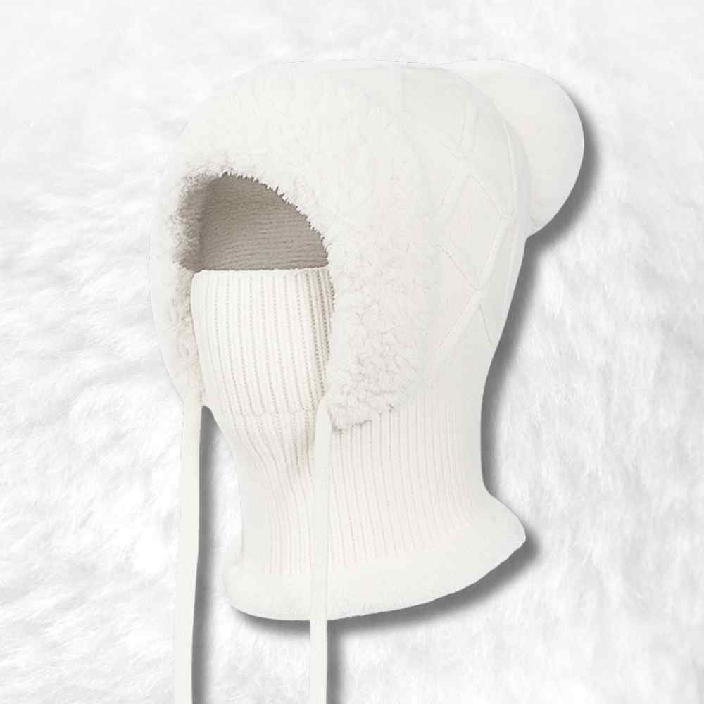 Cagoule Bonnet Femme blanche​