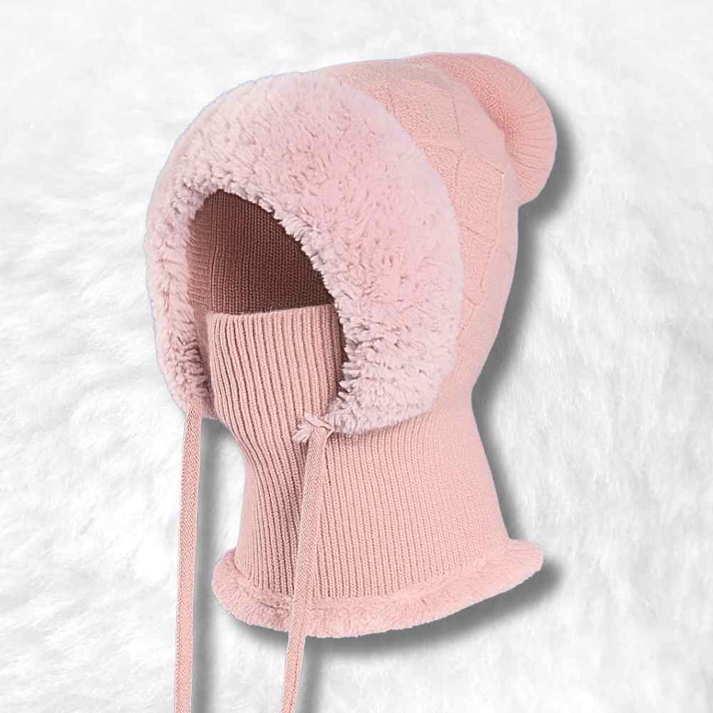 Cagoule Bonnet Femme rose​