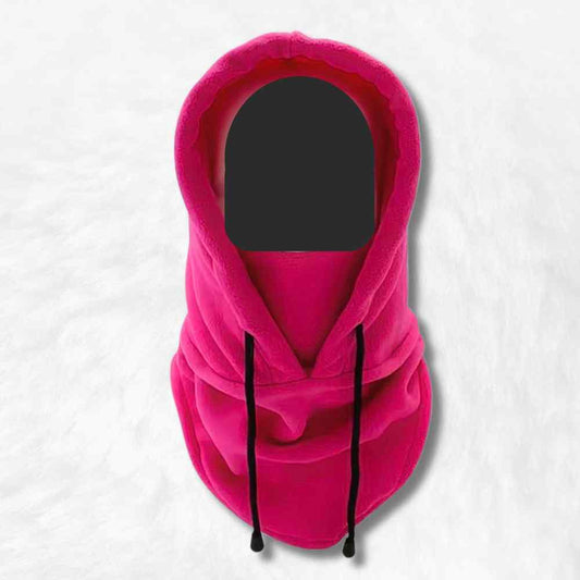 Cagoule Capuche rose fluo