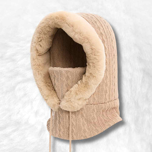 Cagoule Femme Hiver​ beige