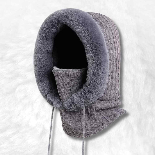 Cagoule Femme Hiver​ grise