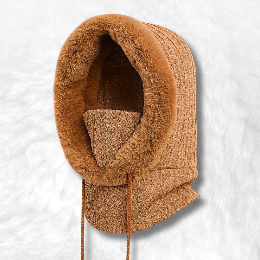 Cagoule Femme Hiver​ marron