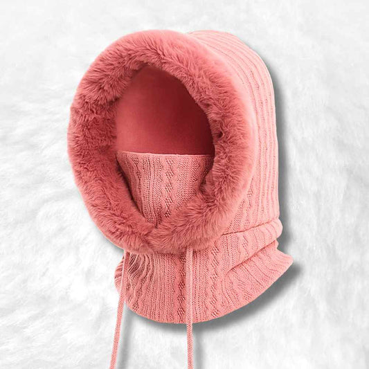 Cagoule Femme Hiver​ rose