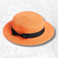 Canotier​ de Paille orange
