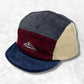 Casquette 5 Panel Outdoors Velours rouge
