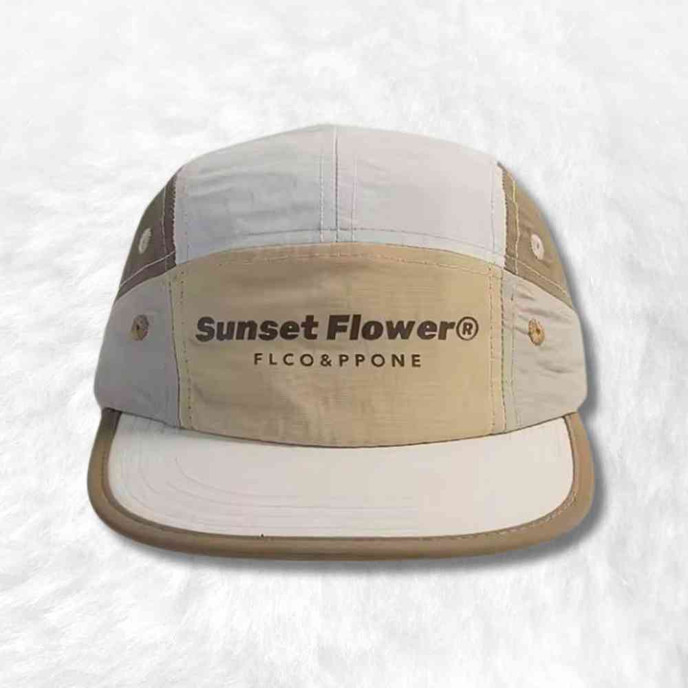 Casquette 5 Panel Sport beige