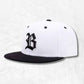 Casquette Basket Snapback blanche