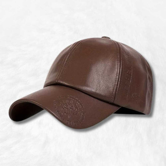 Casquette Cuir 1994 Marron.