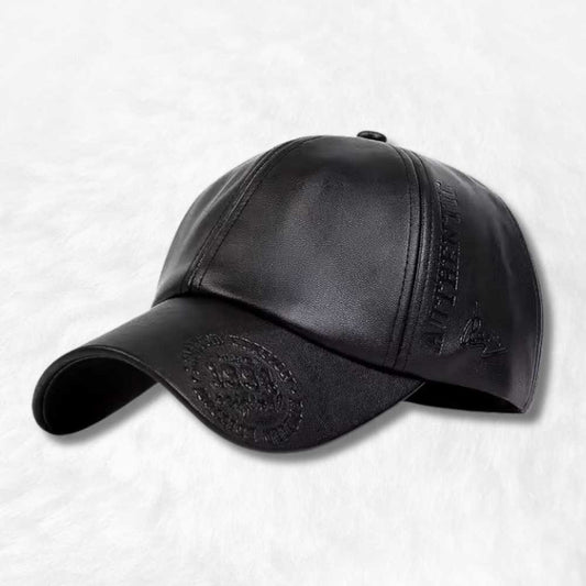 Casquette Cuir 1994 Noir.