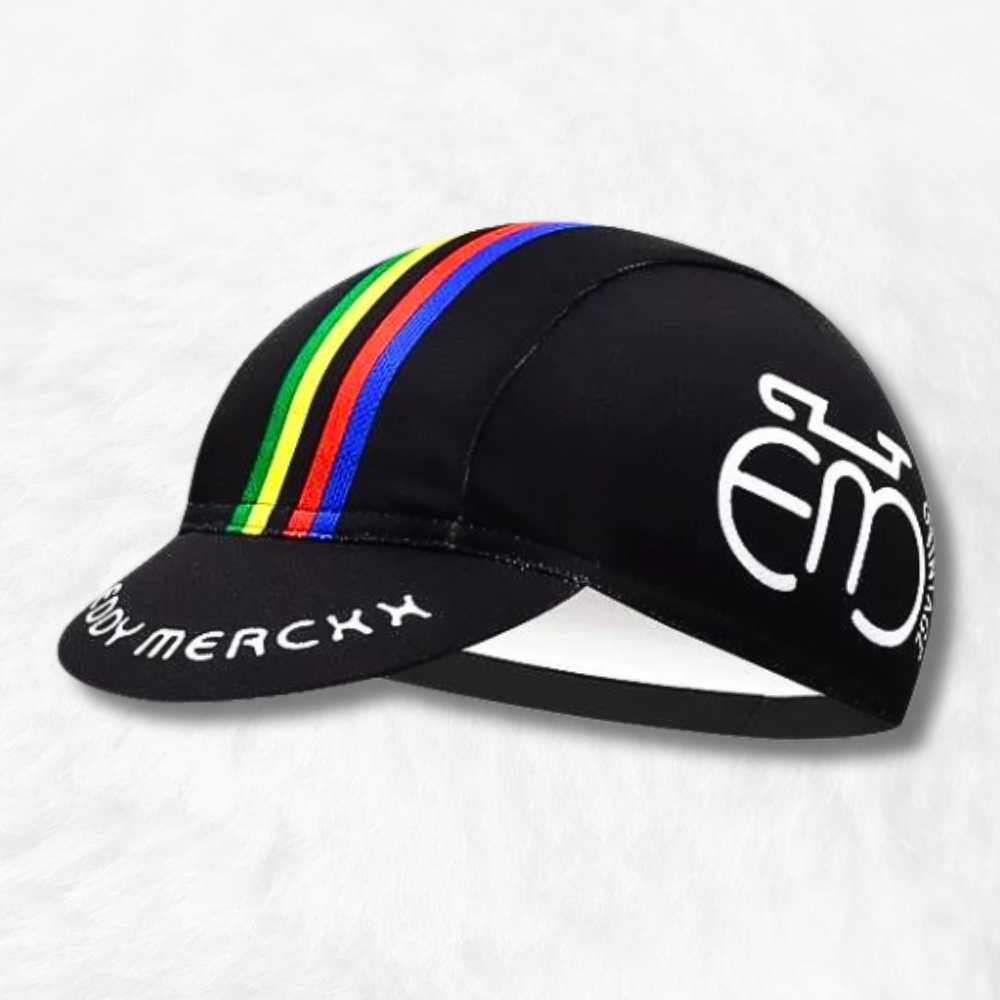 Casquette Cycliste Eddy Merckx Noir .