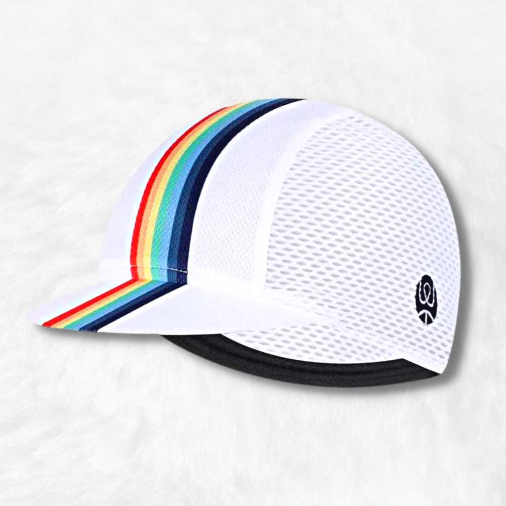  Casquette Cycliste Vintage blanc.