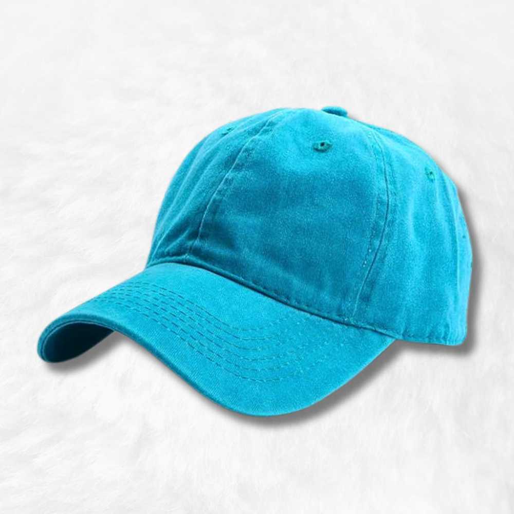 Casquette Jean Bleu Turquoise.