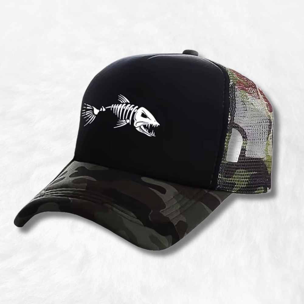 Casquette Pécheur poisson camouflage 