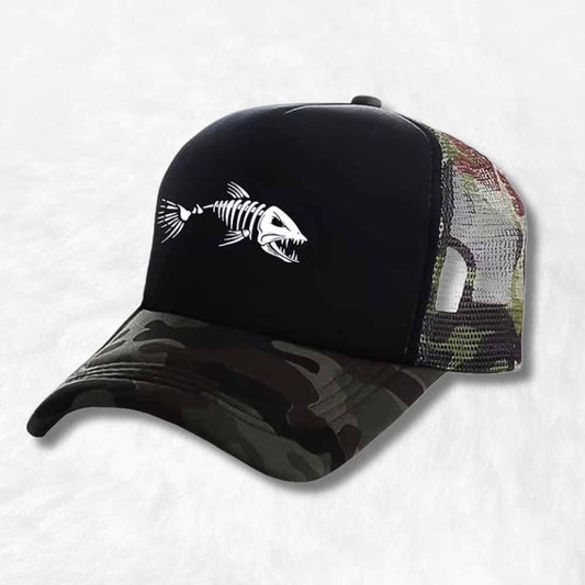 Casquette Pécheur poisson camouflage 