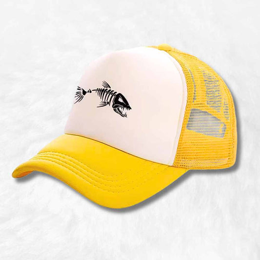 Casquette Pécheur poisson jaune 