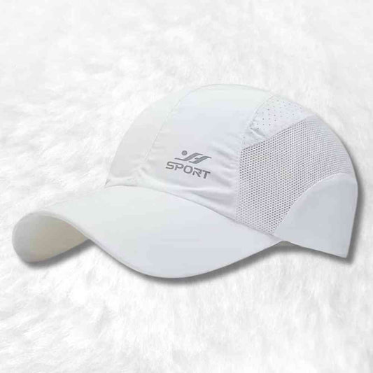 Casquette Course à pied blanche
