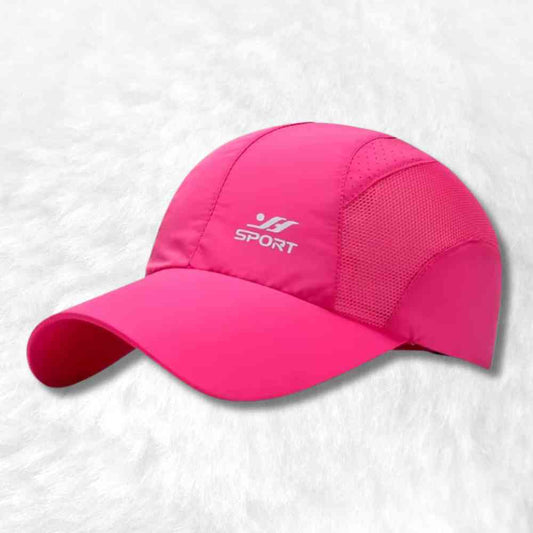 Casquette Course à pied rose