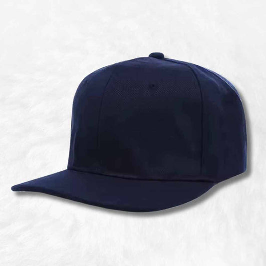 Casquette Snapback visière plate marine