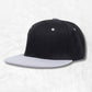 Casquette Snapback visière plate noir & gris