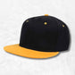 Casquette Snapback visière plate noir & jaune