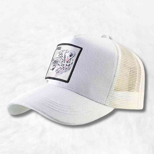Casquette Trucker Vitesse blanche