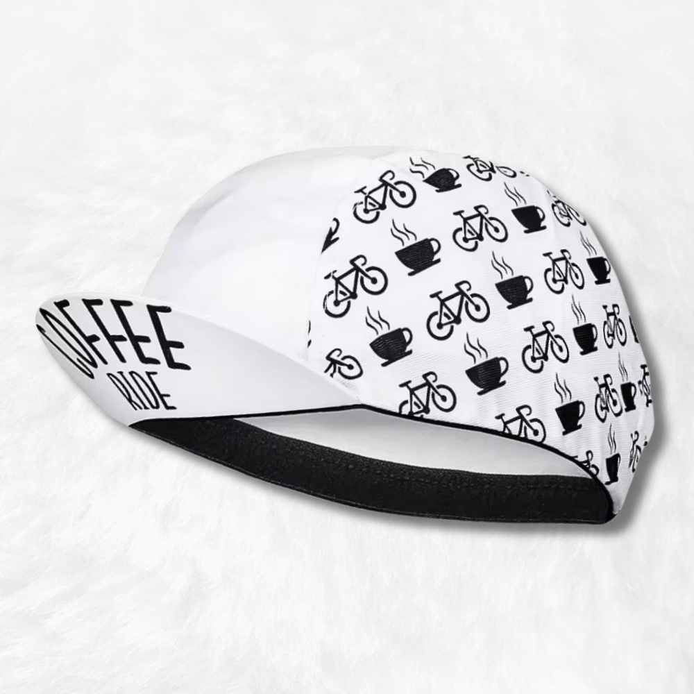 Casquette Vélo Coffee Ride blanche