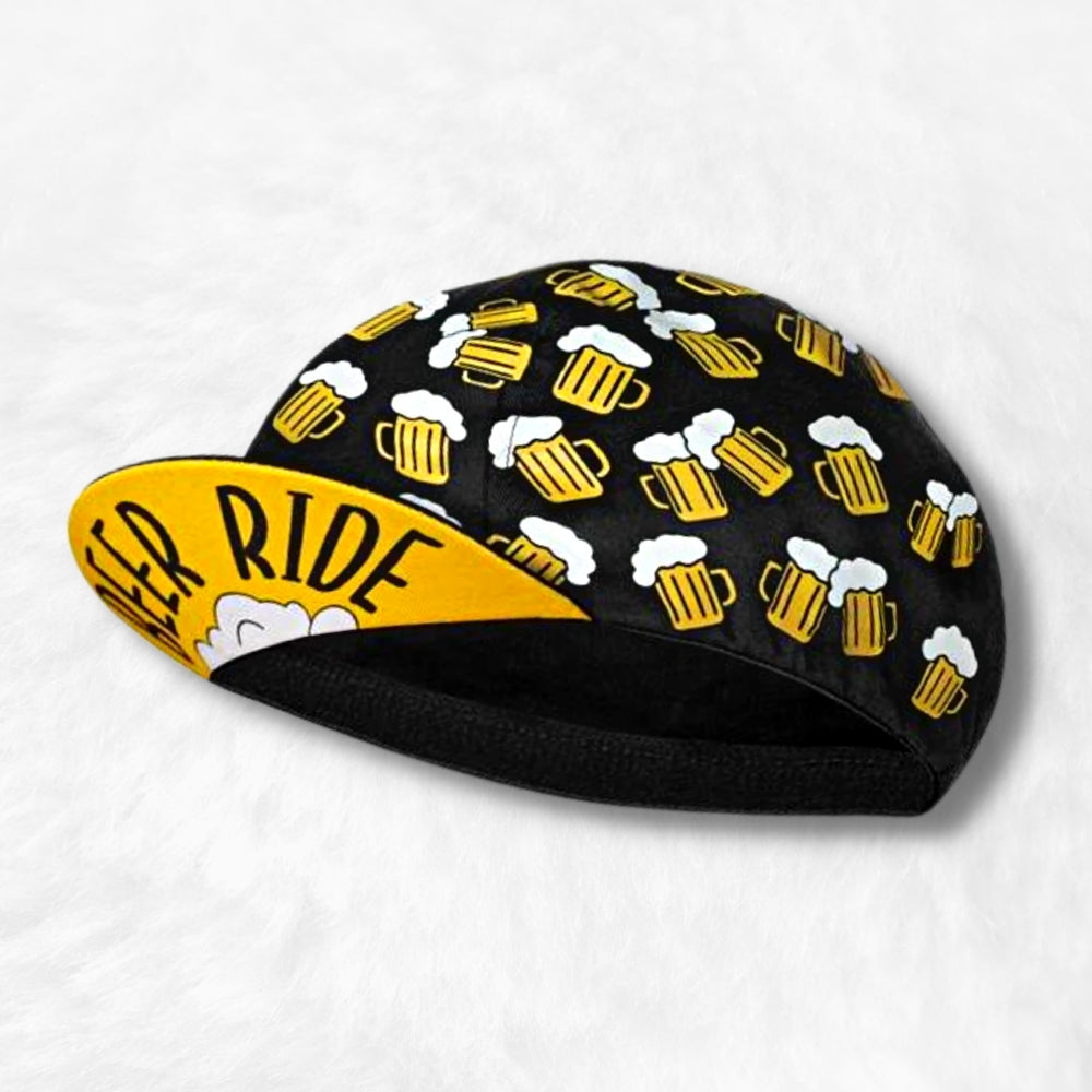 Casquette Vélo Fun noir.