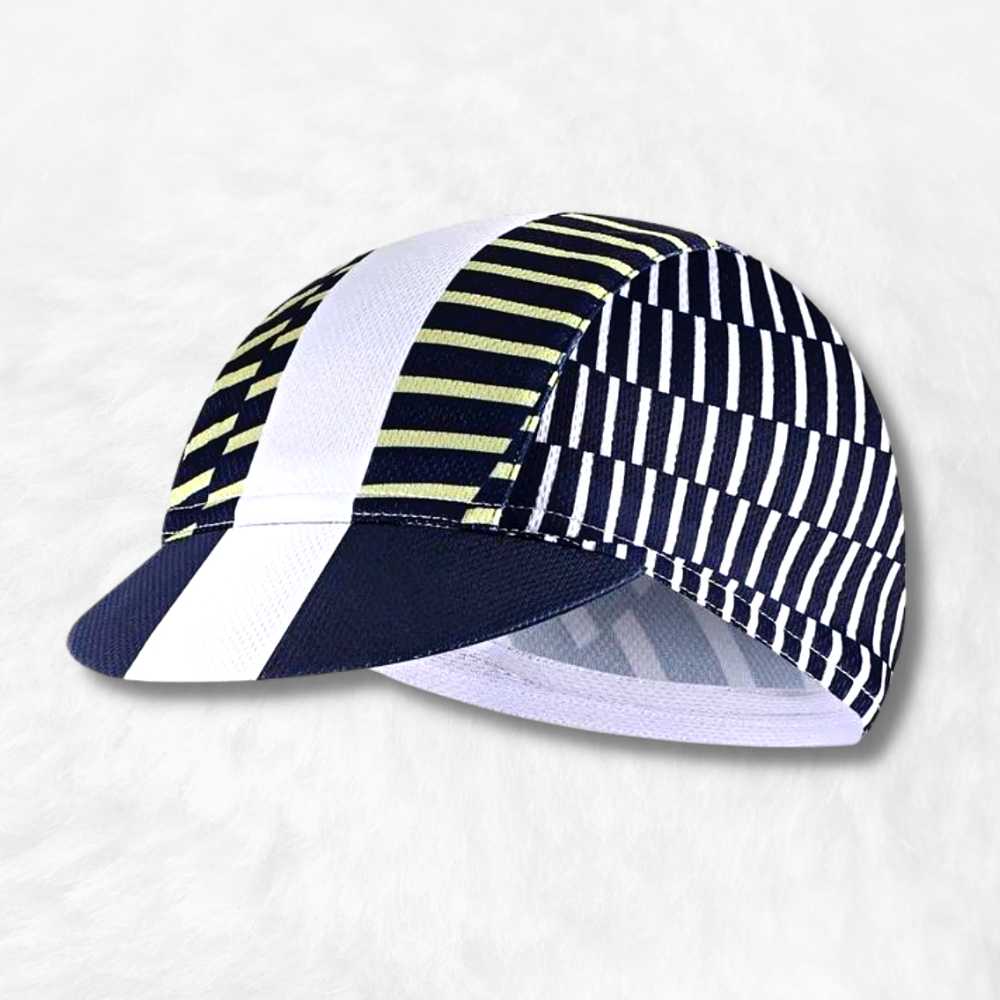 Casquette Vélo Rayé.