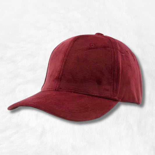 Casquette Velours Rouge