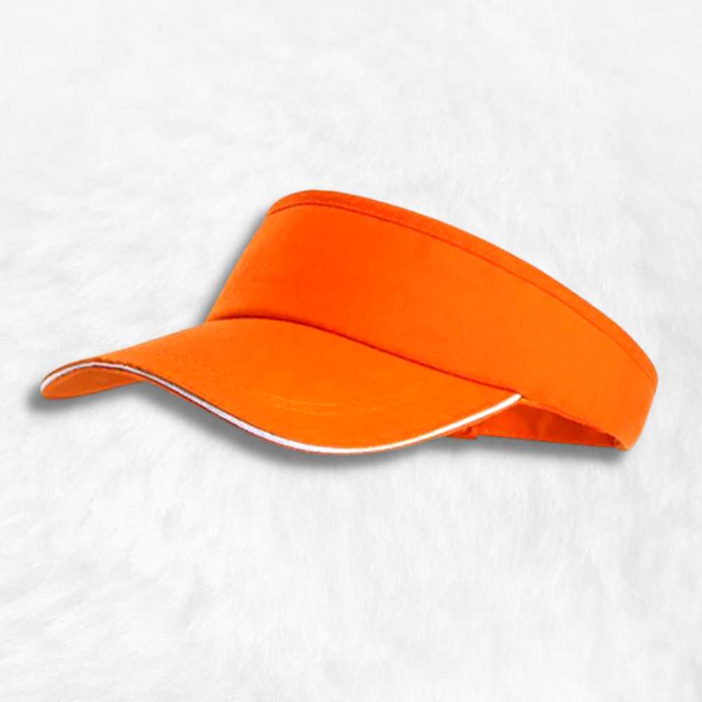 Casquette Visière Golf Orange.