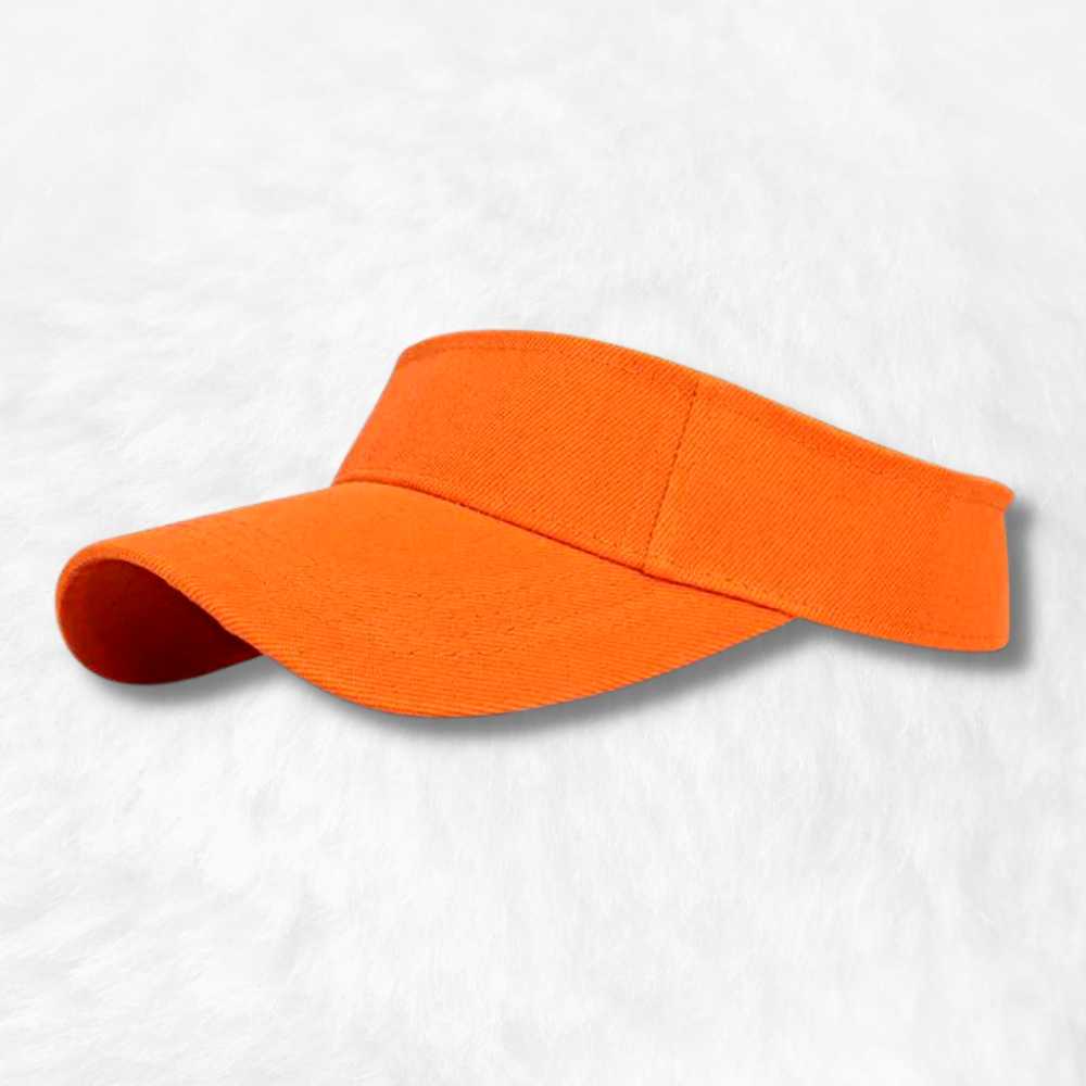 Casquette Visière Orange.