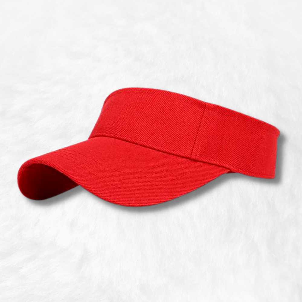 Casquette Visière Rouge.