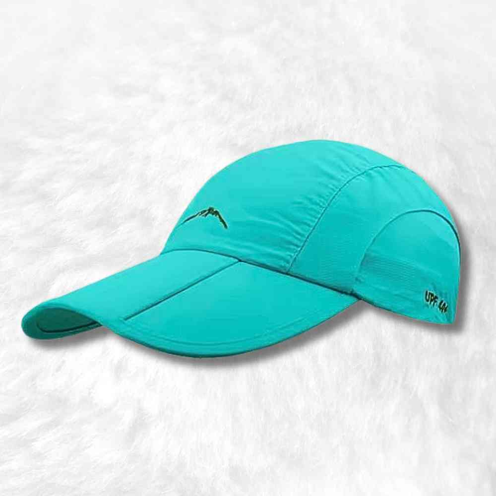 Casquette Imperméable Running bleu turquoise​