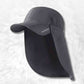 Casquette Longue Visière Anti uv gris