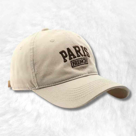 Casquette Paris beige
