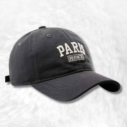 Casquette Paris grise