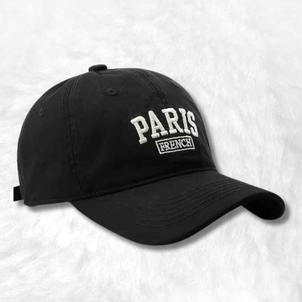 Casquette Paris noir