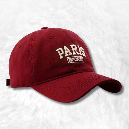 Casquette Paris rouge