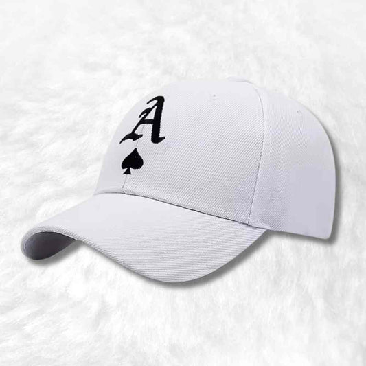 Casquette Poker AS blanche