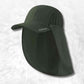 Casquette Protège Nuque vert foncé