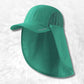 Casquette Protège Nuque vert