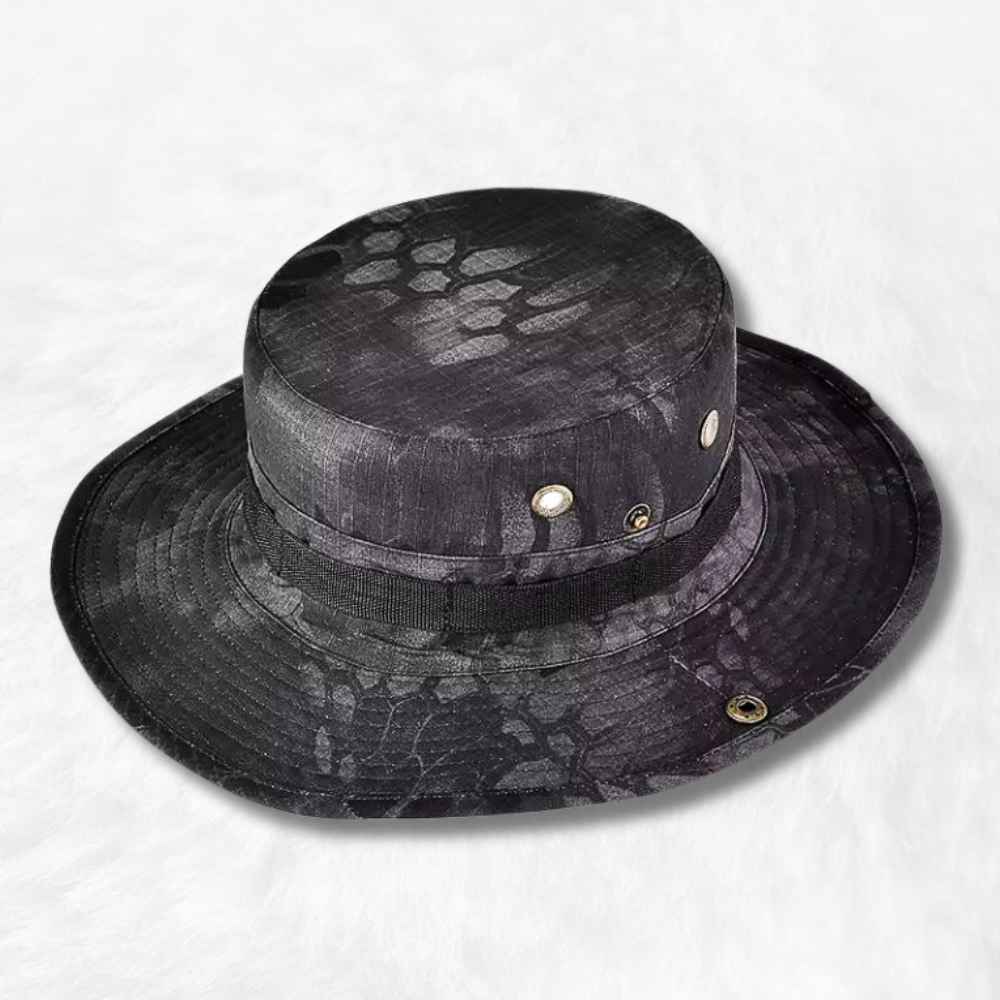 Chapeau Militaire Crocodile Noir