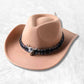 Chapeau Cowboy Feutre​ beige