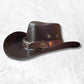 Chapeau Cowboy Homme cuir​ café
