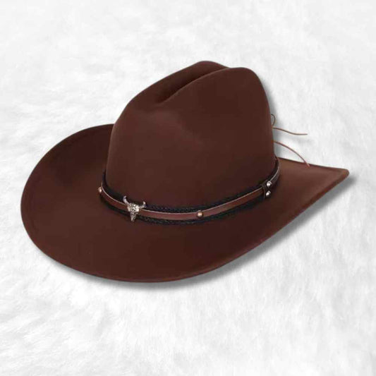 Chapeau Cowboy Homme marron
