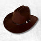 Chapeau Cowboy Luxe marron
