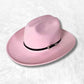 Chapeau Cowboy Luxe rose