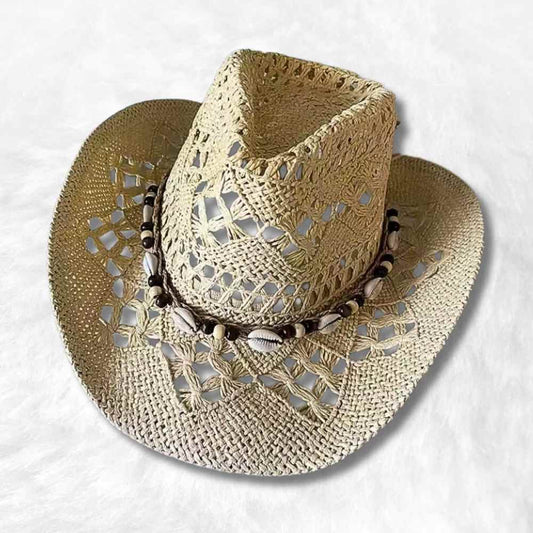 Chapeau Cowboy Paille​ beige